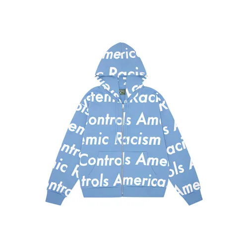 Denim Tears X Arthur Jafa Systemic Racism Controls America Zip Up Hoodie