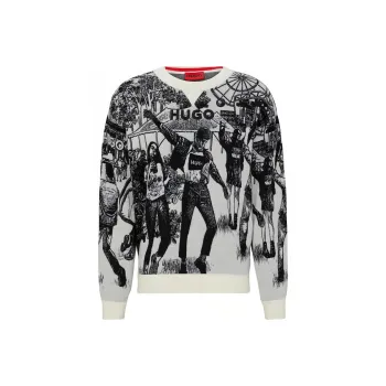 HUGO BOSS Sweaters Men White