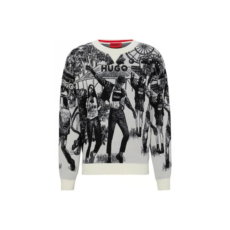 HUGO BOSS Sweaters Men White-0