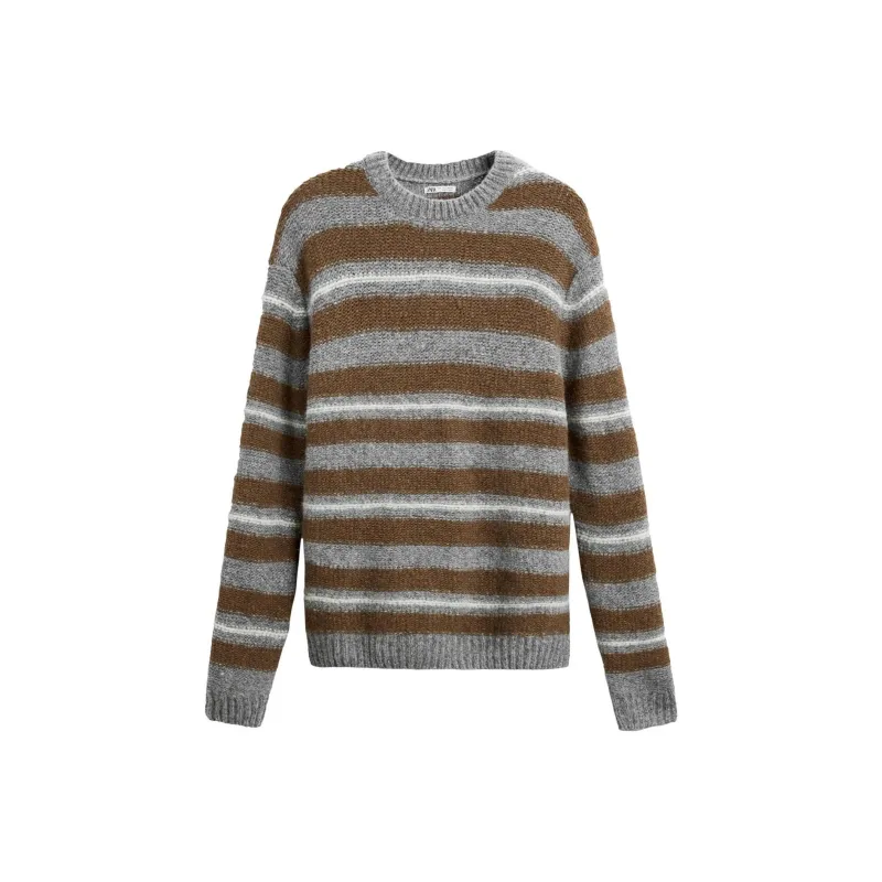 ZARA Sweater Men's Grey / Beige-0