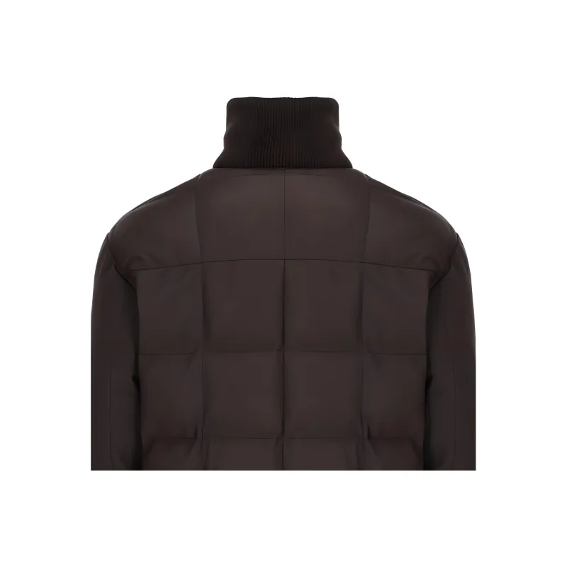 Loro Piana Leather Jackets Men Brown-4