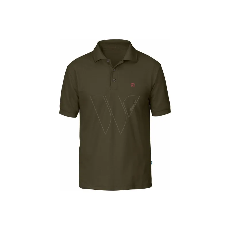 Fjallraven Polo Shirt Men's Olive Green-0