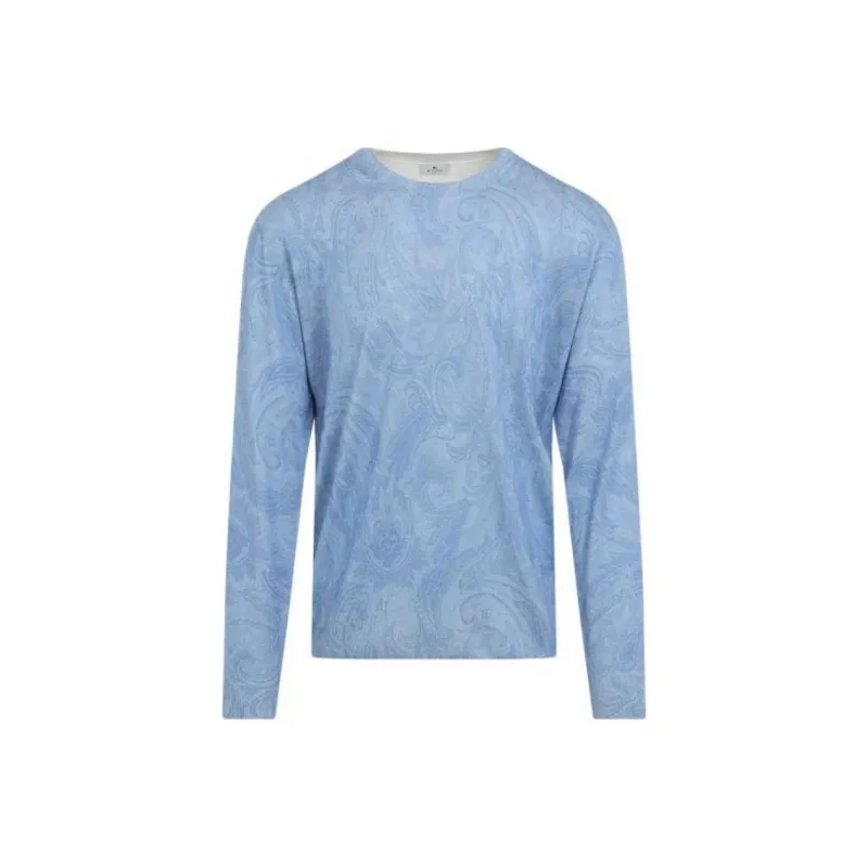 ETRO Printed Crewneck Jumper-0