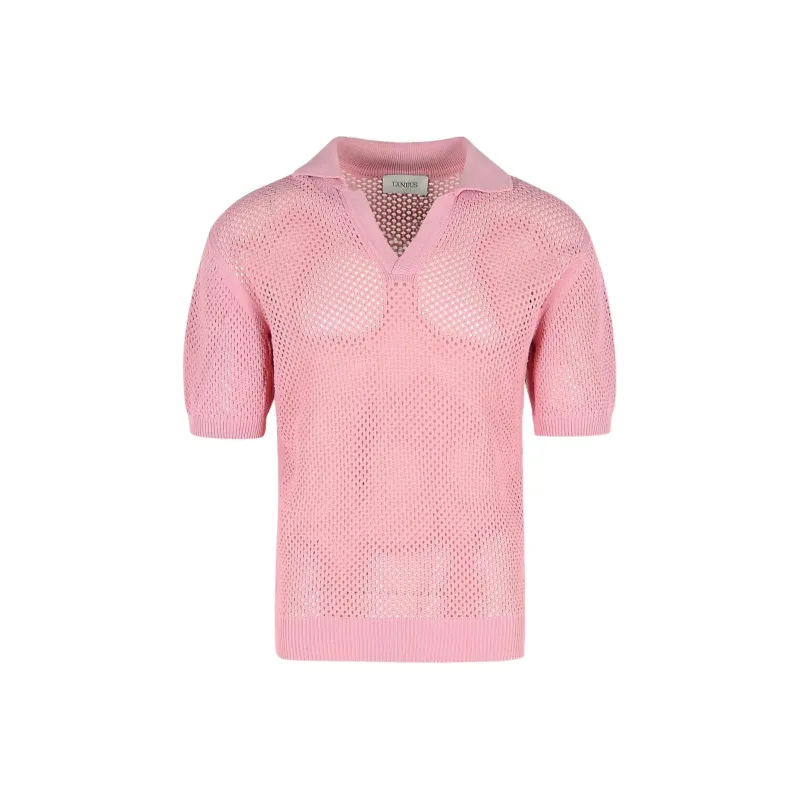 LANEUS Knitted Polo Shirt-0