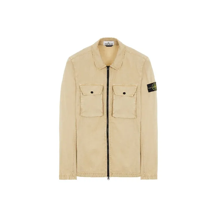 STONE ISLAND Jackets Men Light Yellow-0