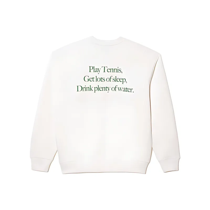 Sporty & Rich X LACOSTE Sweatshirts Unisex White-1