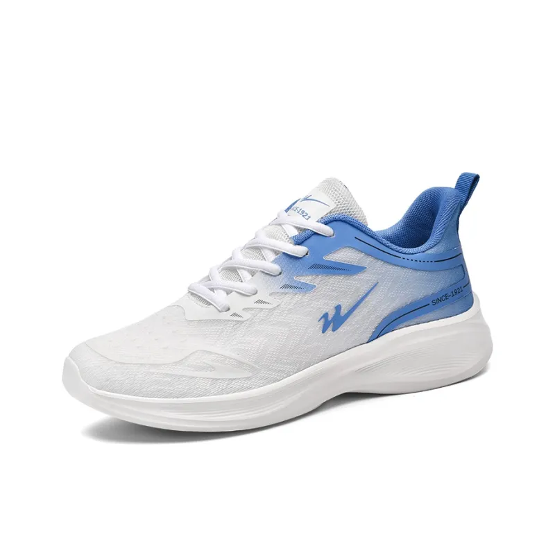 Binary Running Shoes Men Low Top Blue-1