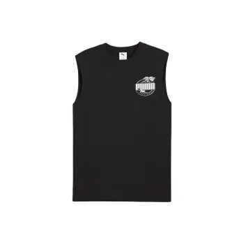 PUMA Palm ResortRELAXED Tank Top Men's Black 01