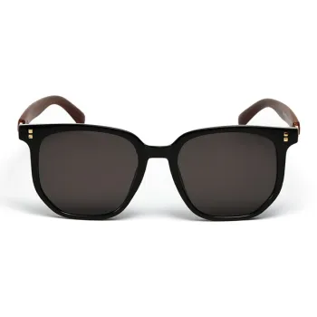 Anxious TR/Memory Plastic Metal Square Sunglasses Unisex