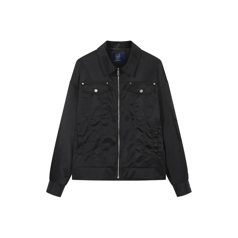 FANBIOU FW21 Loose Fit Jacket Unisex Black-0