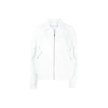 DION LEE Zip up Fitted Bomber Jacket