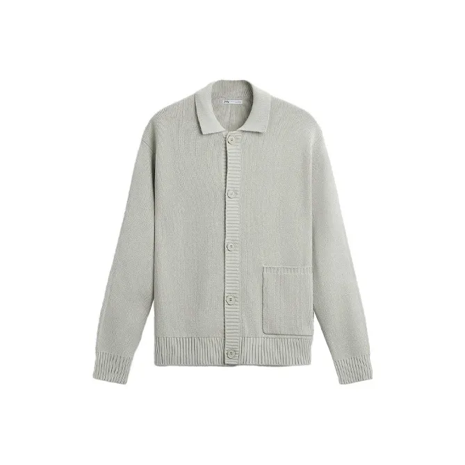ZARA Knitwear Men Pearl Gray-0