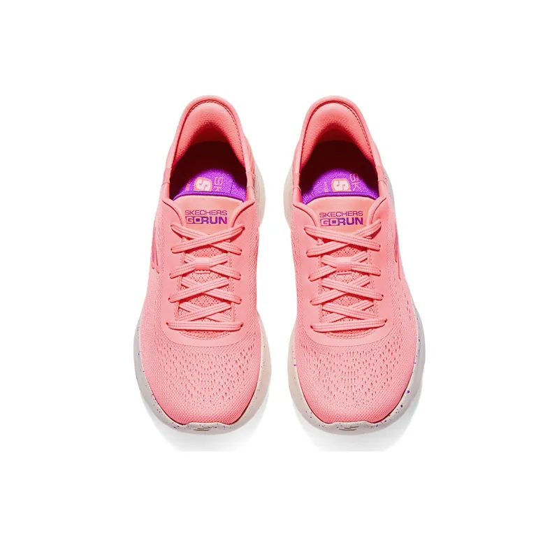 Skechers Go Run Lite Anti Slip Wear Resistant Low Top Running Shoes Women's Pink-1