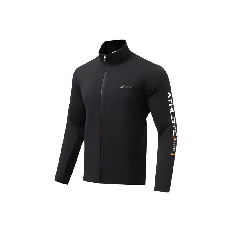 LiNing Training Collection Fitness Collection Jackets Coats Men's Black-0