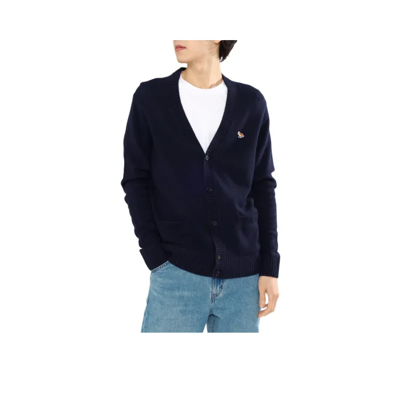 Maison Kitsune Knitwear Men's Marine Blue-2