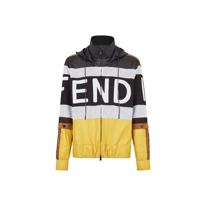 FENDI Jackets Men Brown-0