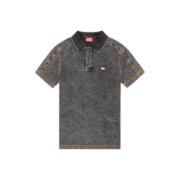 DIESEL T Swind Logo Patch Polo Shirt