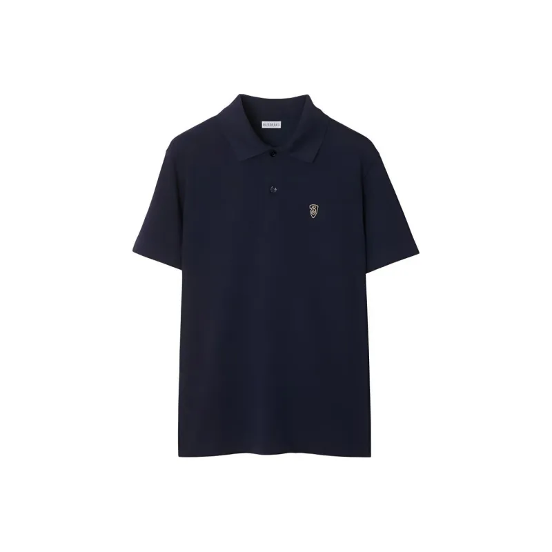 Burberry Logo Embroidered Regular Fit Polo Shirt-0