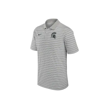Nike Michigan State Spartans Primetime Victory Striped Men's Nike Dri FIT College Polo