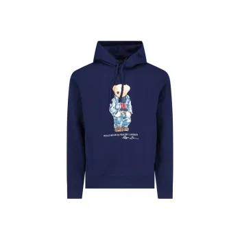 Polo Ralph Lauren Denim Bear Seasonal Fleece Sweatshirt