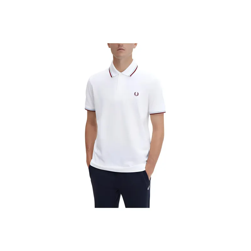 FRED PERRY Polo Shirts Men White-1