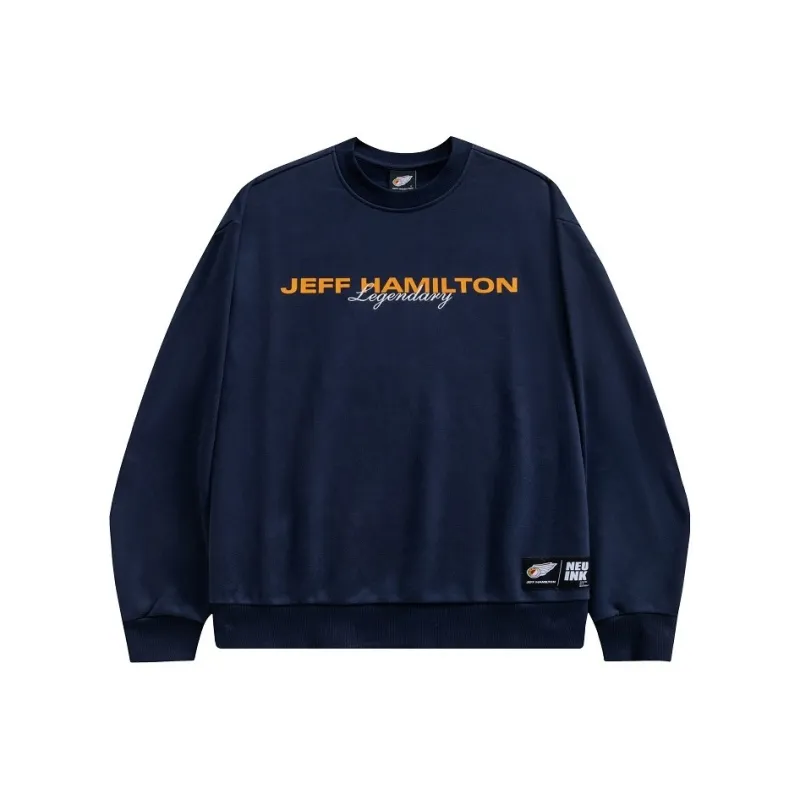 JEFF HAMILTON Sweatshirt Unisex Navy Blue-0