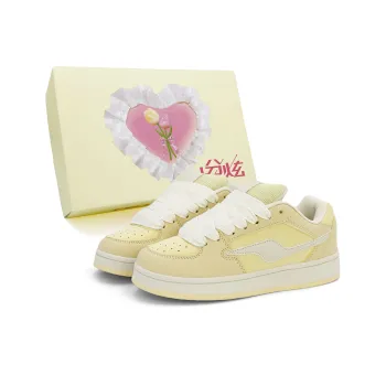 FULLXUAN Low Top Skateboard Shoes Women's Black Multicolor
