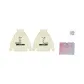 2 Pack (Creamy Apricot Heart Transmitter+Creamy Apricot Heart Receiver)
