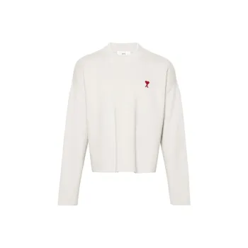 AMIPARIS Paris Ami De Coeur Logo Embroidered Knitted Jumper