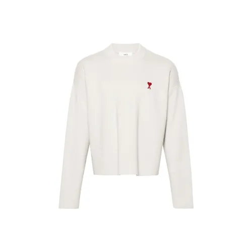 AMIPARIS Paris Ami De Coeur Logo Embroidered Knitted Jumper
