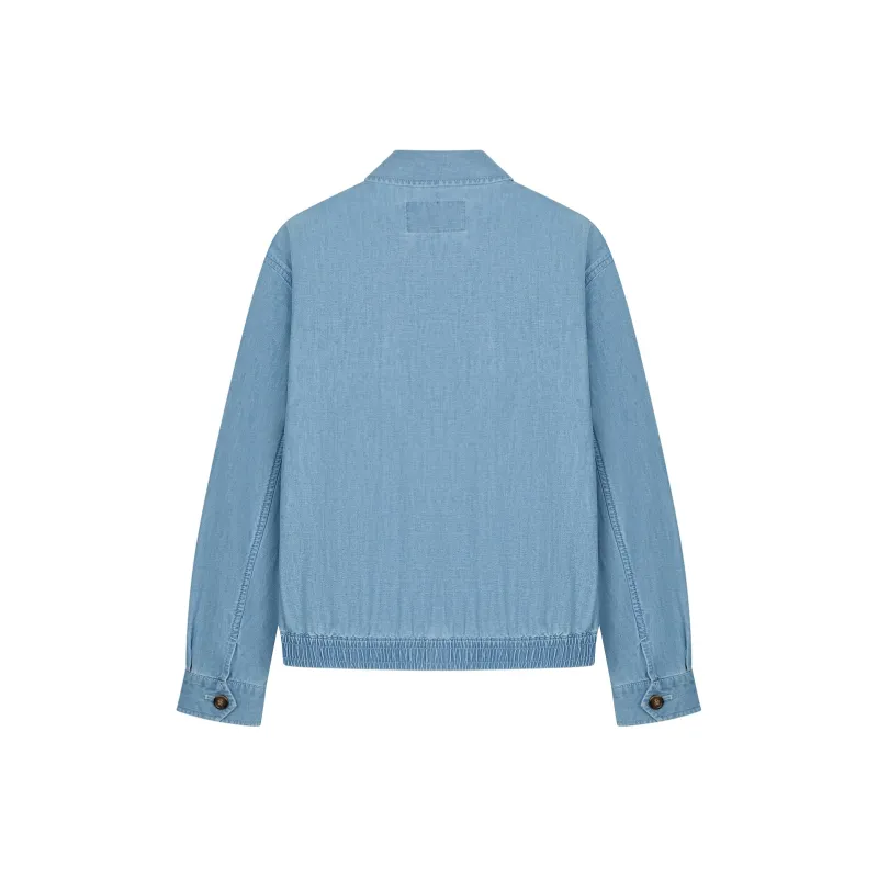 Teenie Weenie Cropped Coat Women's Light Blue-1