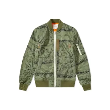 Sacai Jackets Men Army Green