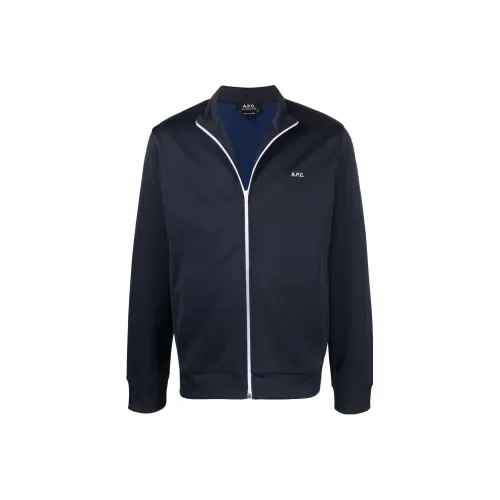 A.P.C We11done jackets Men Marine Blue