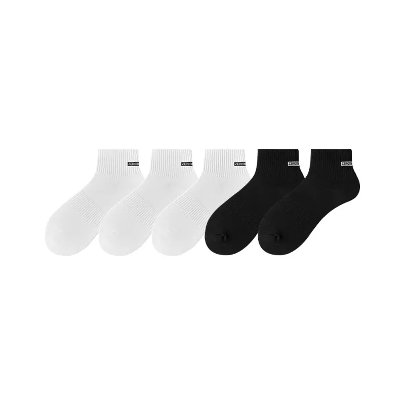 ZEROIN Mid Calf Socks Men's 5 Pack-36
