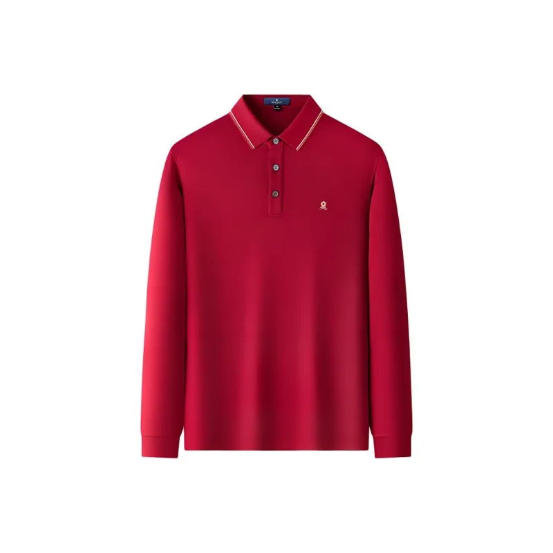 Montagut FW24 Polo Shirt Men's Garnet Red-0