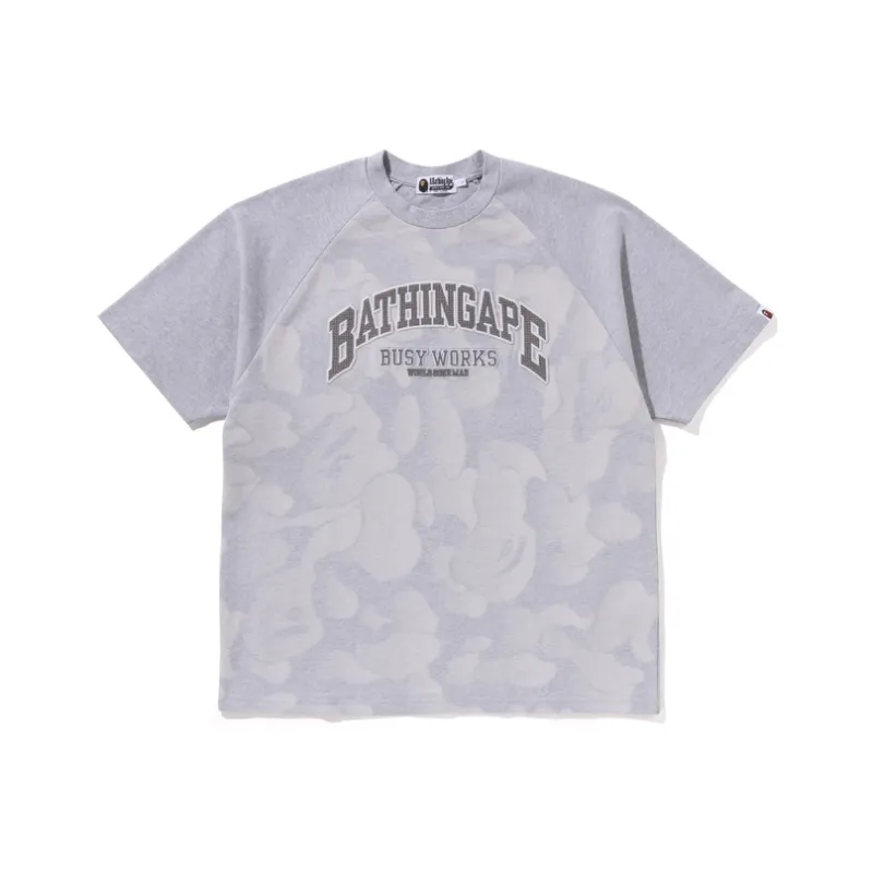 A BATHING APE Embroidered logo Cotton T shirt-2