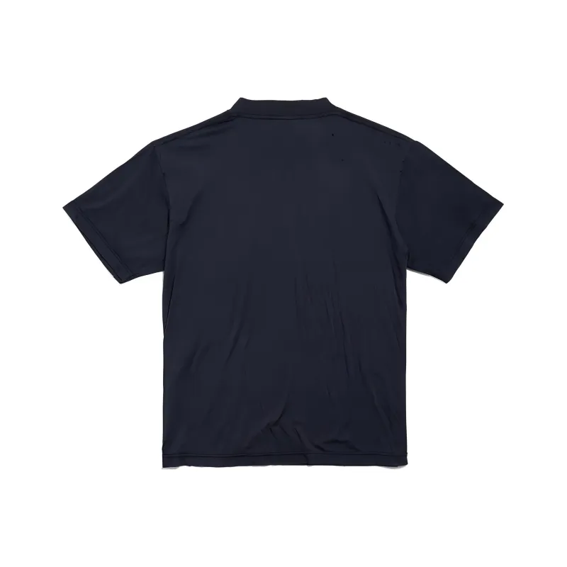 Balenciaga T Shirt Slim Fit Unisex Dark Blue-1