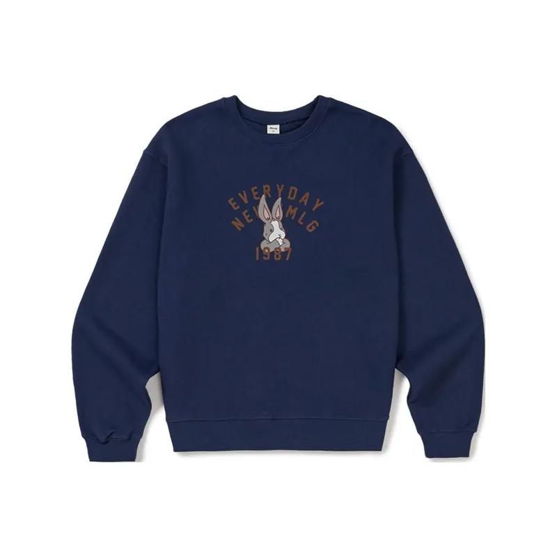 Mmlg FW24 Sweatshirt Unisex Marine Blue-0