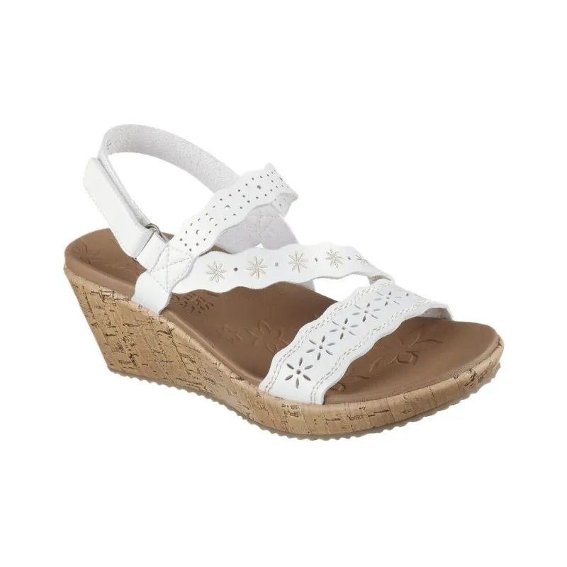 Skechers Beverlee Beach Sandals Women's White-3