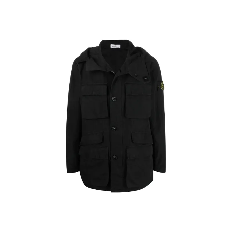 STONE ISLAND Compass Badge Hooded Jacket-0
