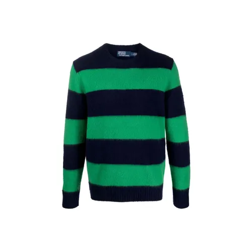 Polo Ralph Lauren Striped Elbow patch Jumper