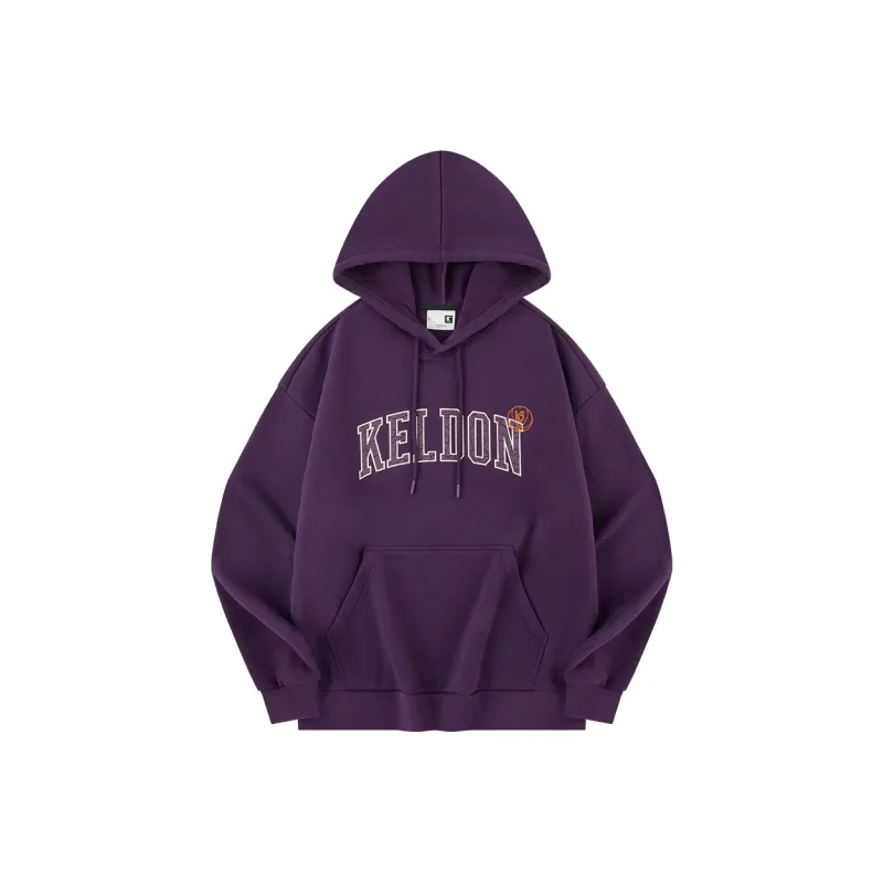 QIAODAN Sweatshirt Men's Black Cardamom Purple-0