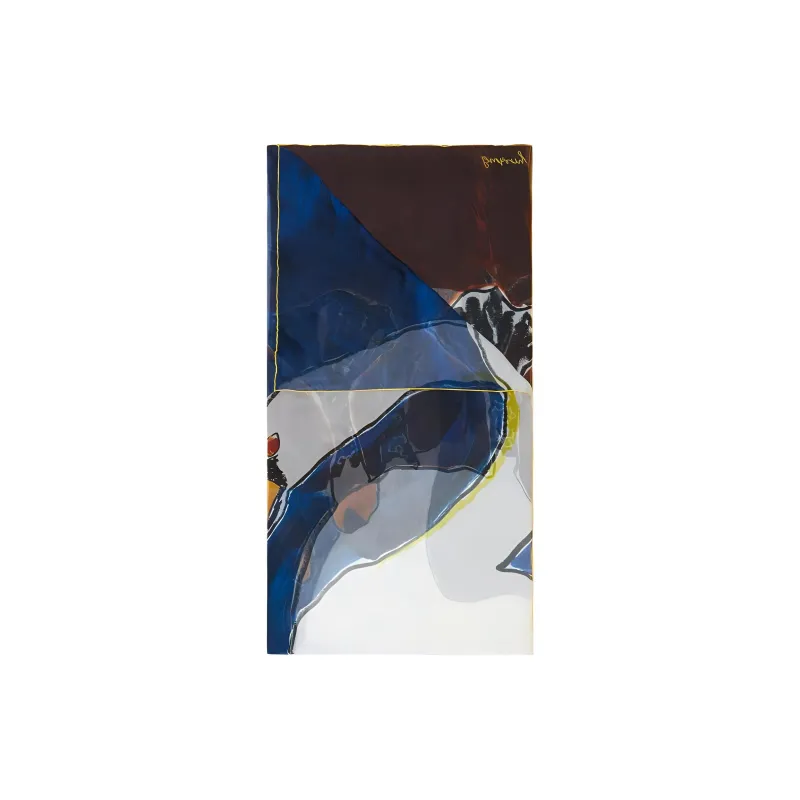 Burberry Mulberry Silk Scarves Women's Multicolor-1