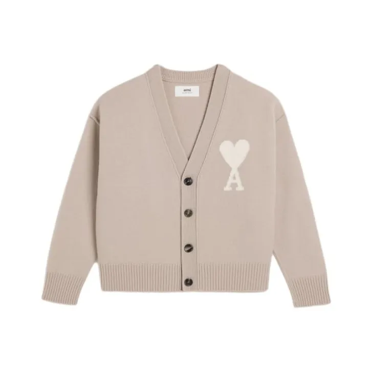 AMIPARIS Ami De Coeur Wool Cardigan-0