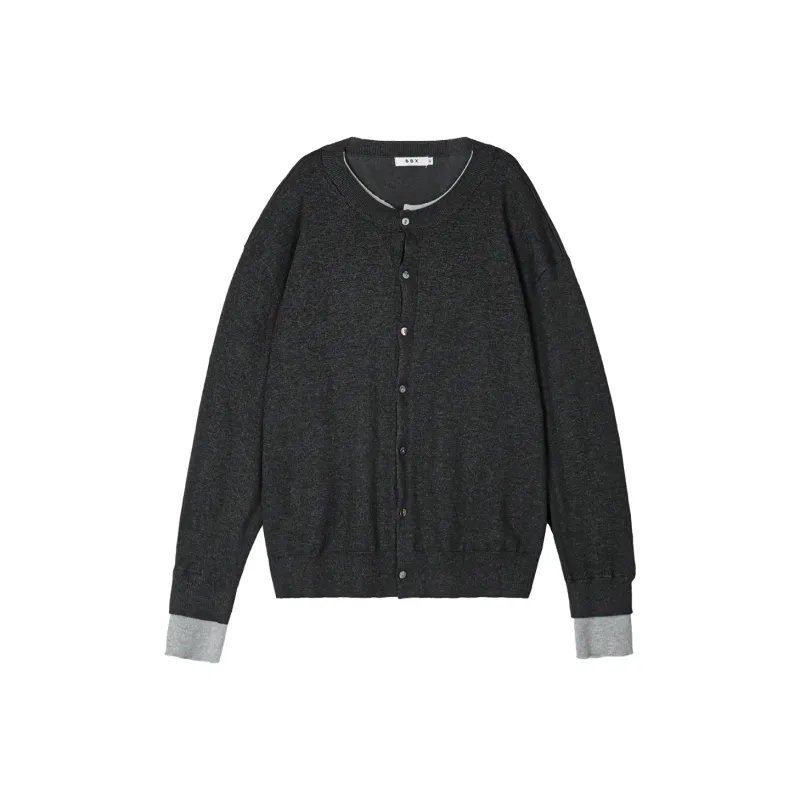 WILD LEADER Knitwear Unisex Rippling Night Black-0