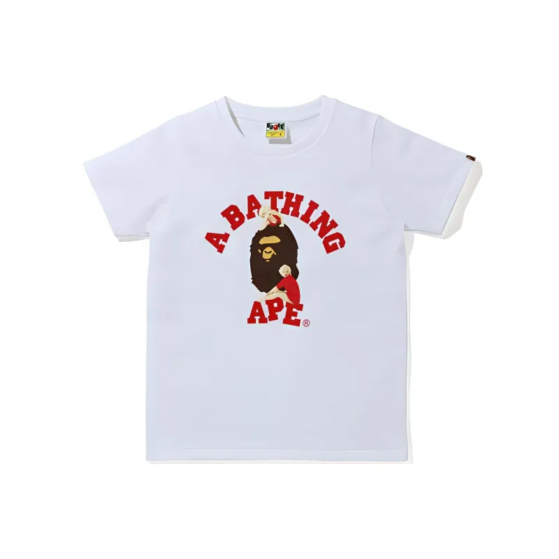 Bape A BATHING APE X Marilyn Monroe College Tee-2