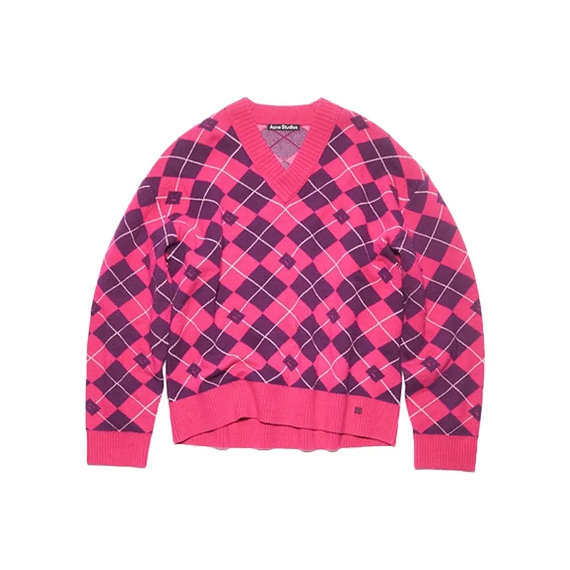 Acne Studios Meme Collection FW23 Sweater Unisex Bright Pink-0