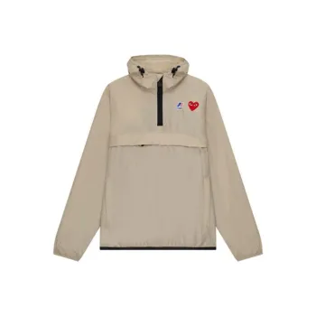 Comme Des Garcons Play X K Way Kids Half Zip Jacket