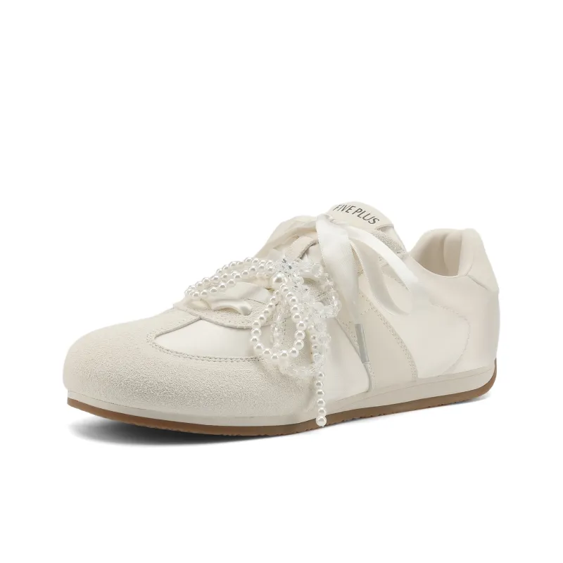 FIVE PLUS Anti Slip Wear Resistant Low Top Skateboard Shoes Women's-1