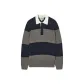 Navy Blue/Dark Gray/Stripes